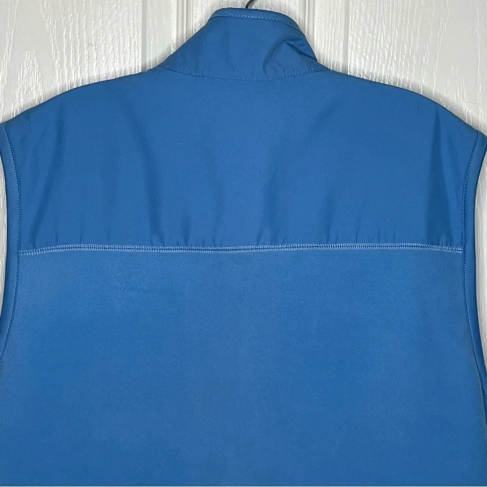 Chaps Blue Micro Fleece Vest Mens Size M NWT